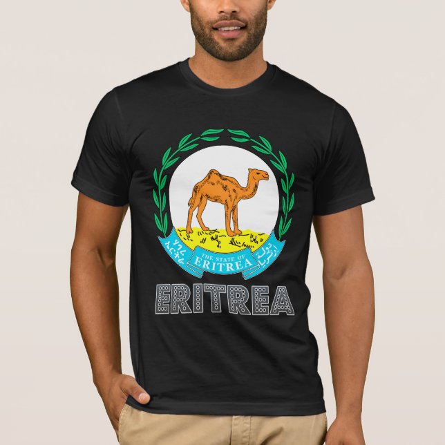 Camiseta Escudo de armas de Eritrea (Anverso)