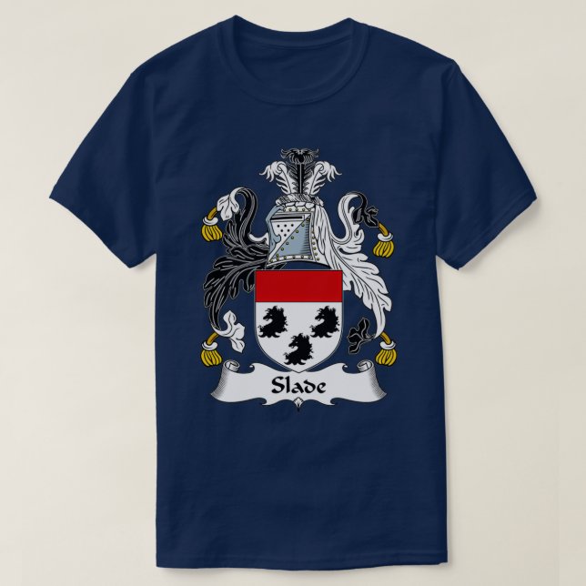 Camiseta Escudo de armas de esclavo familiar (Diseño del anverso)
