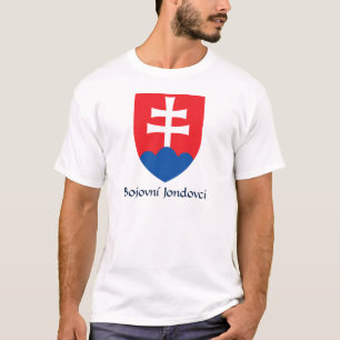 Camiseta Escudo de armas de Eslovaquia Bojovní Jondovci T-S