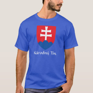 Camiseta Escudo de armas de Eslovaquia Národný Tím T-Shirt