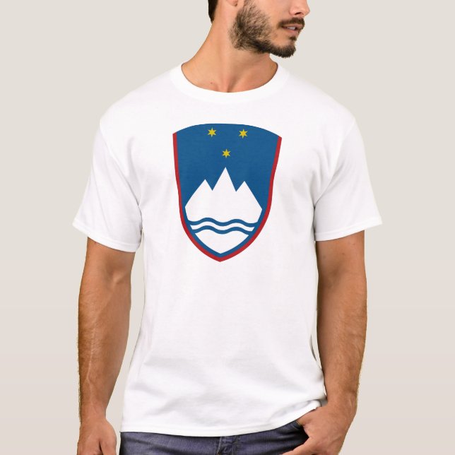 Camiseta Escudo de armas de Eslovenia (Anverso)