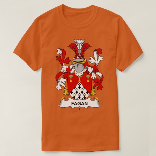 Camiseta Escudo de armas de Fagan (Diseño del anverso)