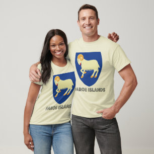 Camiseta Escudo de armas de Faroe Island