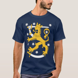 Camiseta Escudo de armas de Finlandia