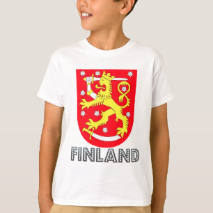 Camiseta Escudo de armas de Finlandia