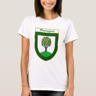 Camiseta Escudo de armas de Flanagan/escudo de la familia