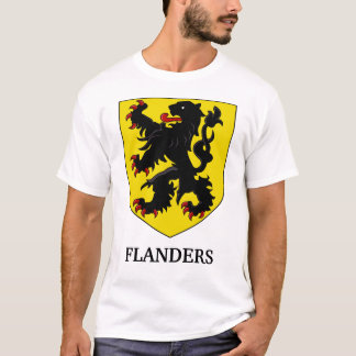 Camiseta Escudo de Armas de Flandes León Heráldico