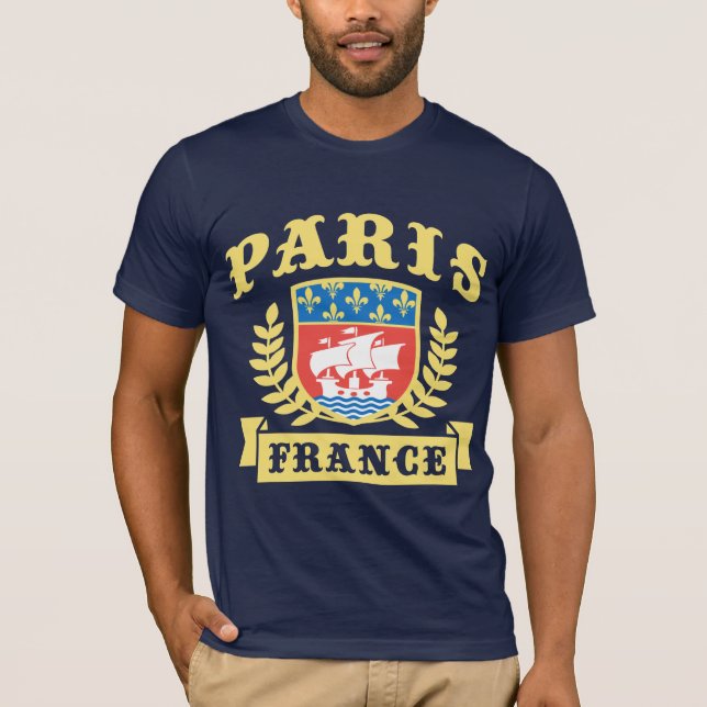 Camiseta Escudo de armas de Francia en París (Anverso)