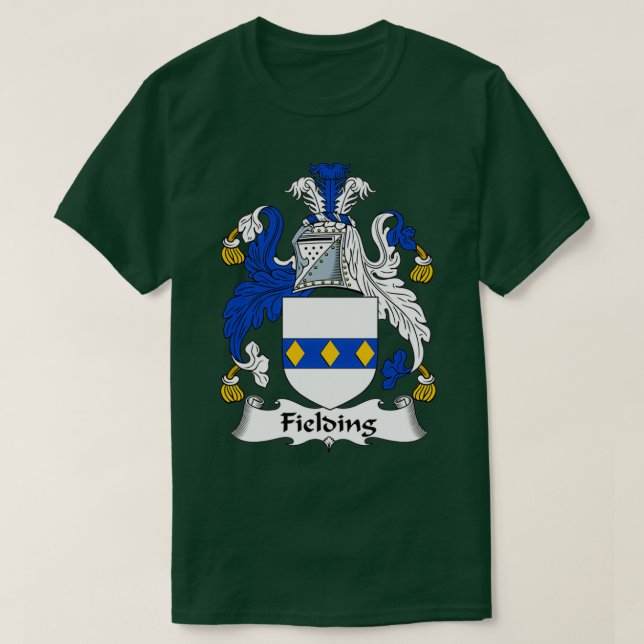 Camiseta Escudo de armas de fuego de protección familiar (Diseño del anverso)