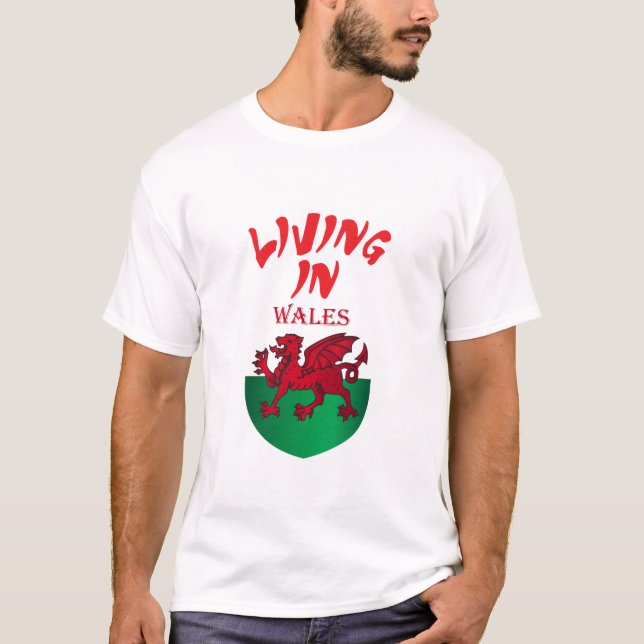 Camiseta Escudo de armas de Gales (Anverso)