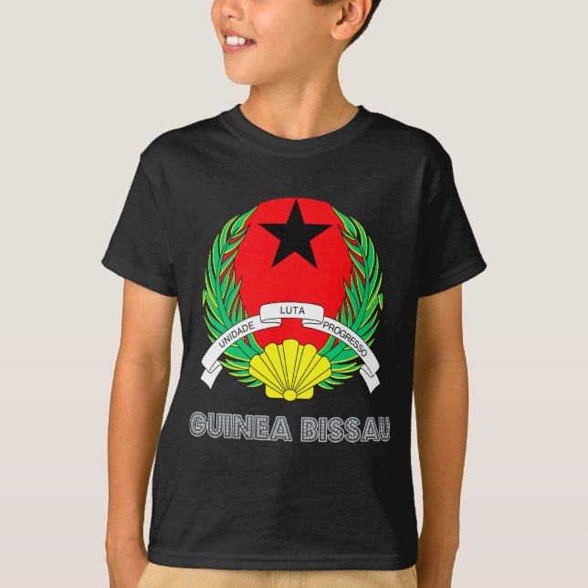 Camiseta Escudo de armas de Guinea-Bissau (Anverso)