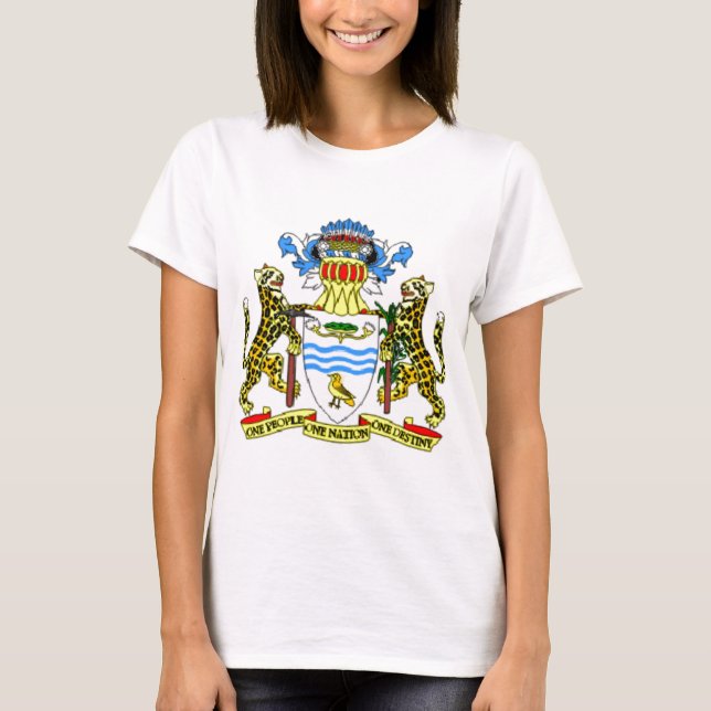 Camiseta Escudo de armas de Guyana (Anverso)