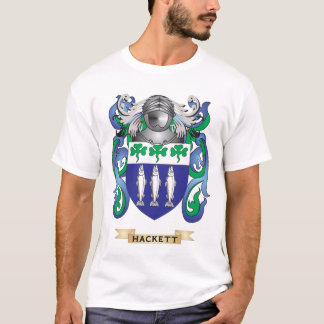Camiseta Escudo de armas de Hackett (escudo de la familia)