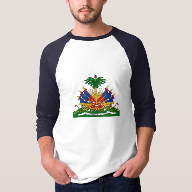 Camiseta Escudo de armas de Haití (Anverso)
