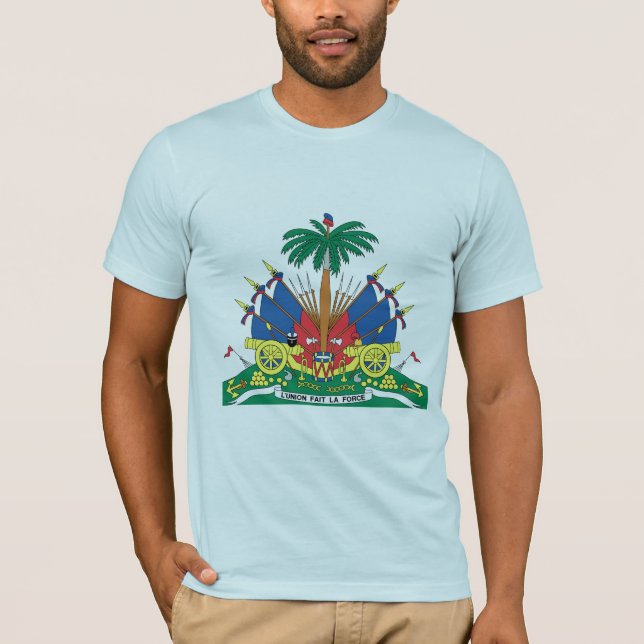 CAMISETA ESCUDO DE ARMAS DE HAITÍ (Anverso)