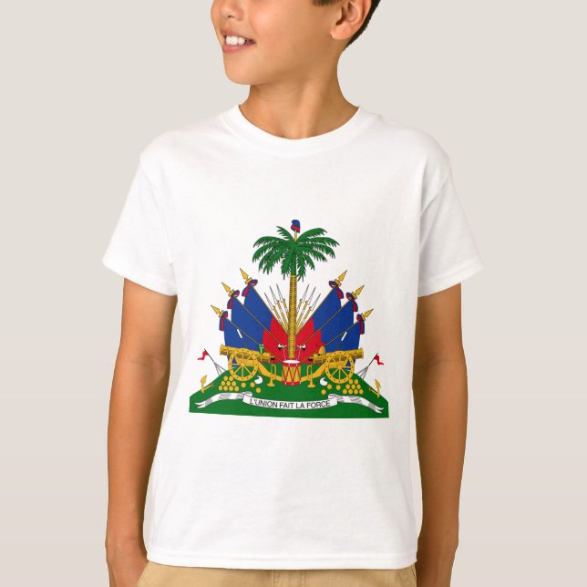 Camiseta Escudo de armas de Haití (Haití) (Anverso)