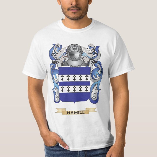Camiseta Escudo de armas de Hamill (escudo de la familia) (Anverso)