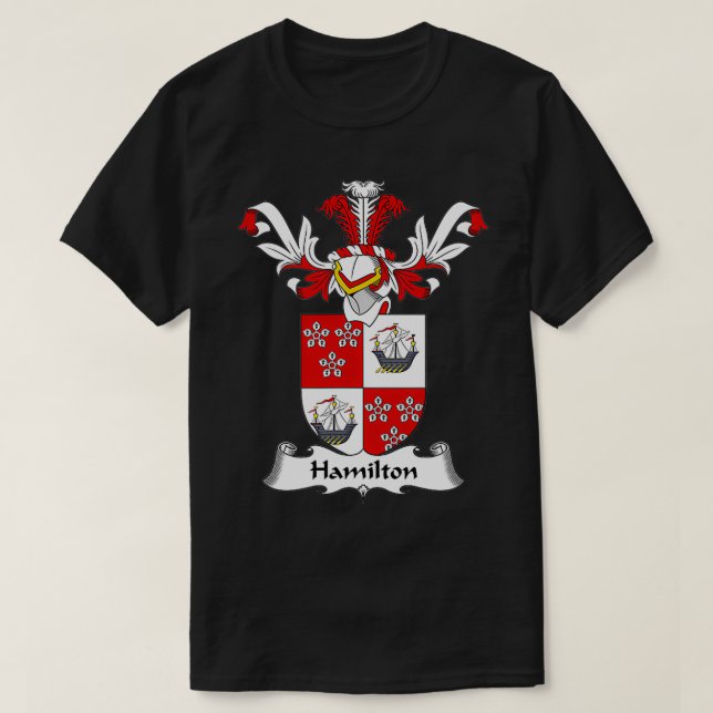 Camiseta Escudo de armas de Hamilton (Diseño del anverso)