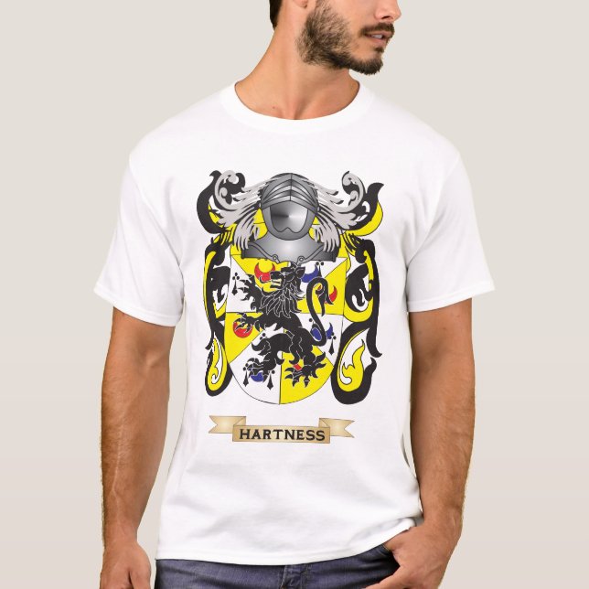 Camiseta Escudo de armas de Hartness (escudo de la familia) (Anverso)