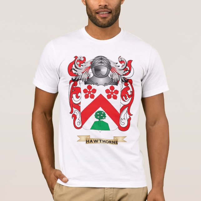 Camiseta Escudo de armas de Hawthorne (escudo de la (Anverso)