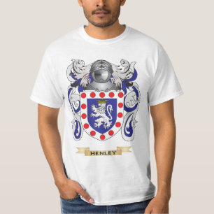 Camiseta Escudo de armas de Henley (escudo de la familia)