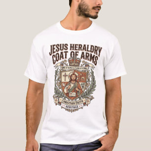 Camiseta Escudo de Armas de Heraldica de Jesus Escudo de Ar