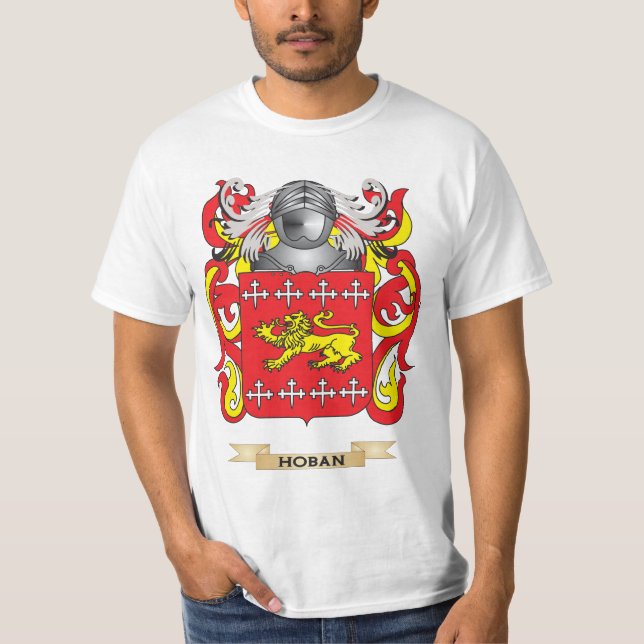 Camiseta Escudo de armas de Hoban (escudo de la familia) (Anverso)