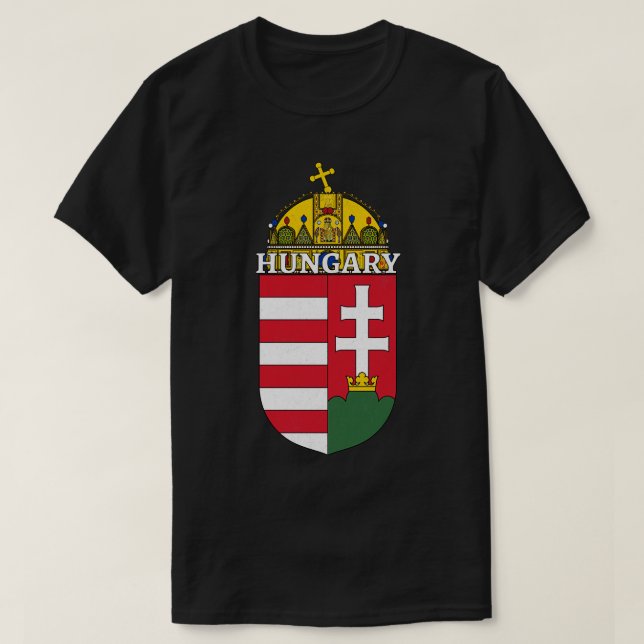 Camiseta Escudo de armas de Hungría (Diseño del anverso)