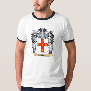 Camiseta Escudo de armas de Hurley - escudo de la familia