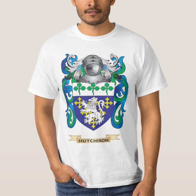 Camiseta Escudo de armas de Hutchison (escudo de la (Anverso)