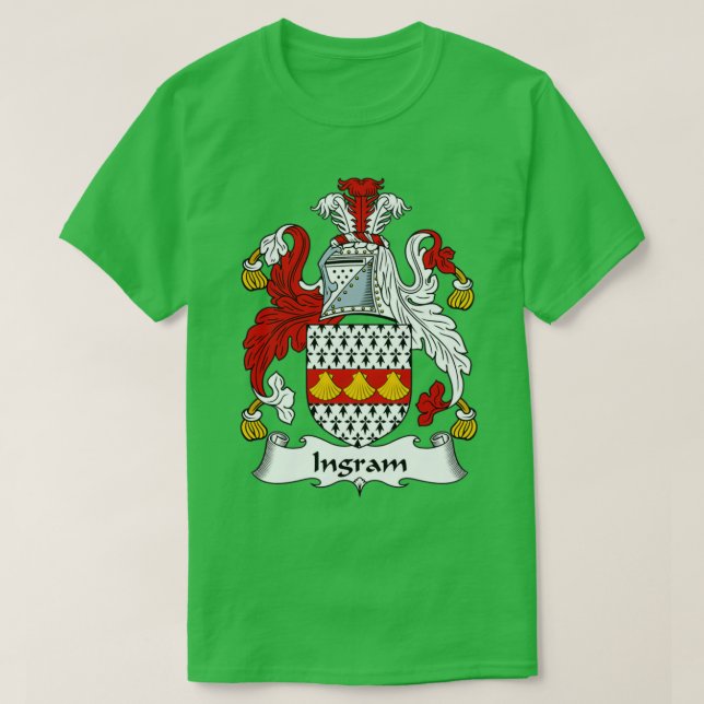 Camiseta Escudo de armas de Ingram Crest ShirtTShirt (Diseño del anverso)