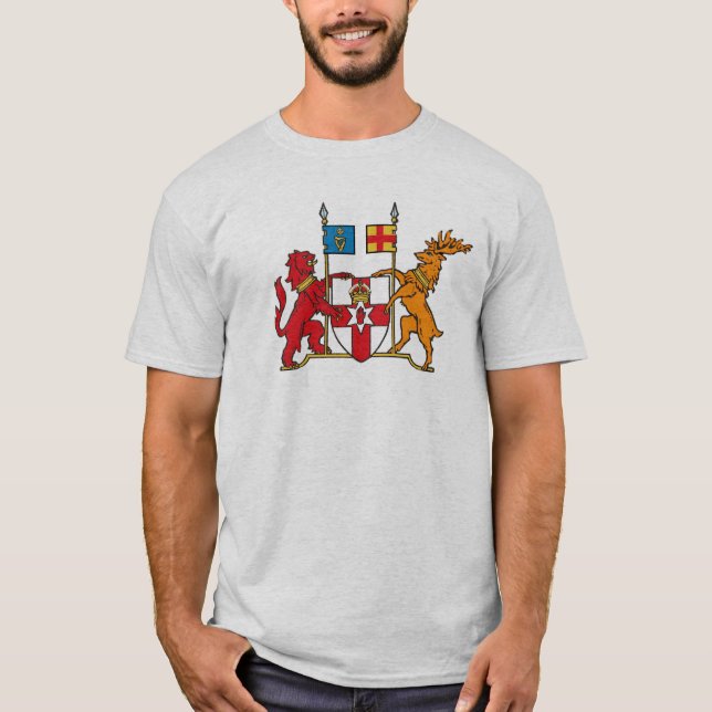 Camiseta Escudo de armas de Irlanda del Norte (Anverso)
