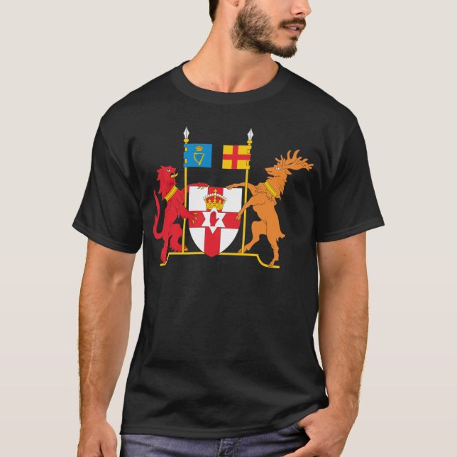 Camiseta Escudo de armas de Irlanda del Norte (Anverso)