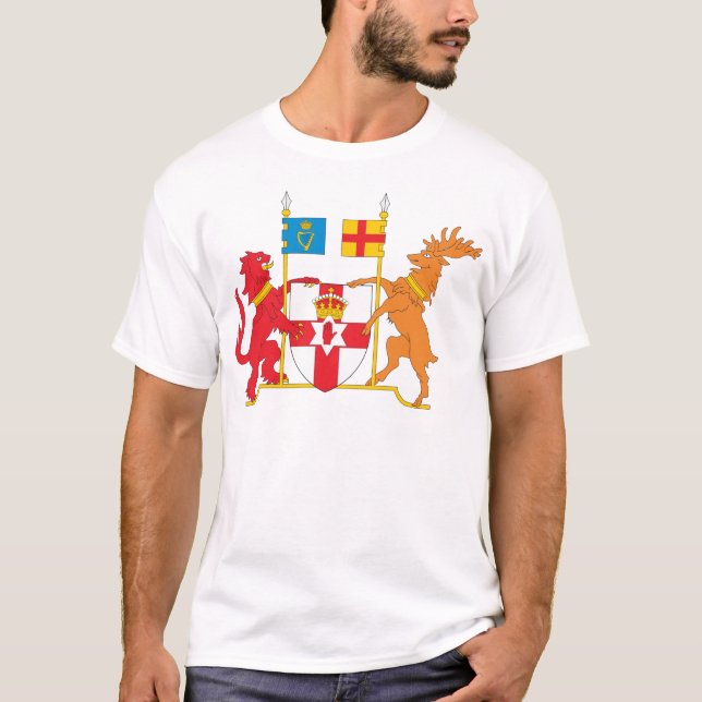 Camiseta Escudo de armas de Irlanda del Norte (Anverso)