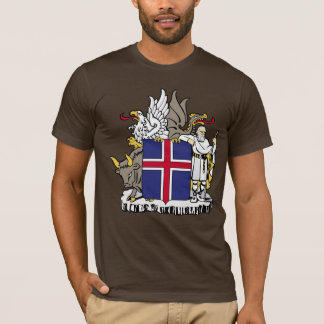 Camiseta Escudo de armas de Islandia