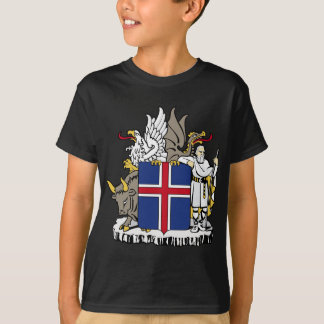 Camiseta Escudo de armas de Islandia
