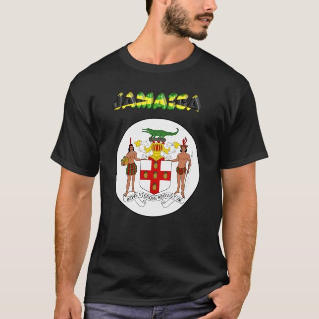 Camiseta Escudo de armas de Jamaica (Anverso)