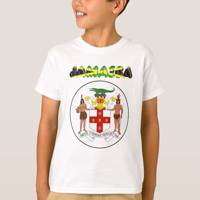 Camiseta Escudo de armas de Jamaica (Anverso)