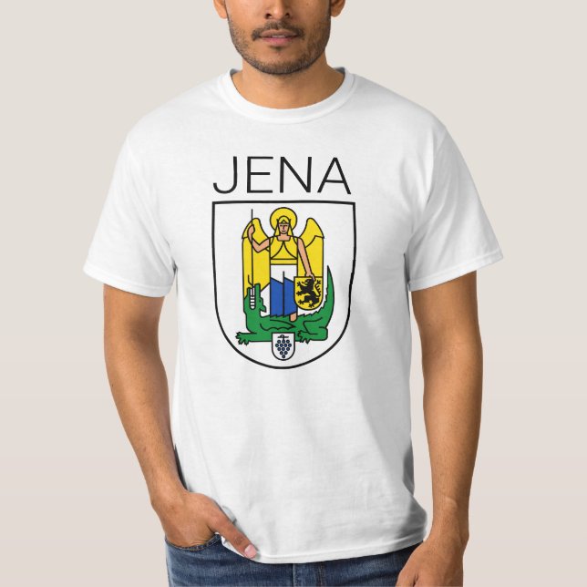 Camiseta Escudo de armas de Jena - Thüringen, ALEMANIA (Anverso)