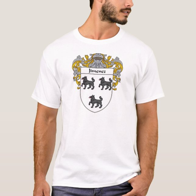 Camiseta Escudo de armas de Jiménez (cubierto) (Anverso)