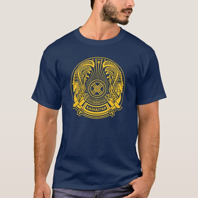 Camiseta escudo de armas de Kazajistán (Anverso)