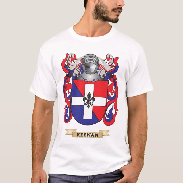 Camiseta Escudo de armas de Keenan (escudo de la familia) (Anverso)