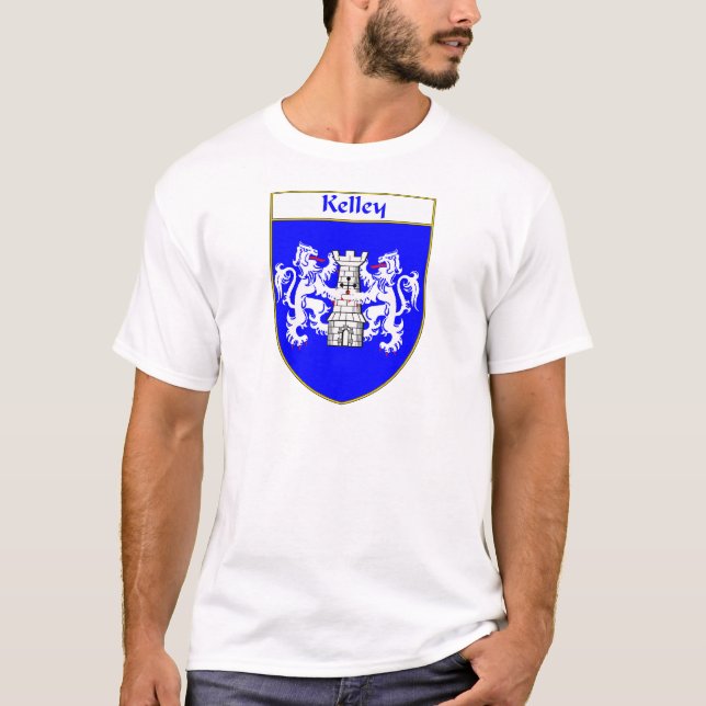 Camiseta Escudo de armas de Kelley/escudo de la familia (Anverso)