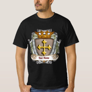 Camiseta Escudo de Armas de la Familia Brave Apellido