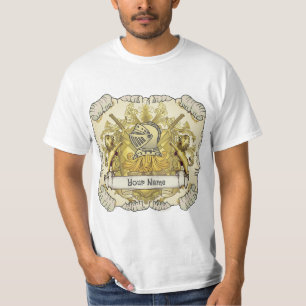 Camiseta Escudo de Armas de la Familia Caballero Amarillo A