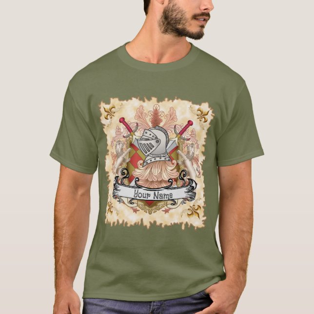 Camiseta Escudo de Armas de la Familia Caballero Apellido (Anverso)