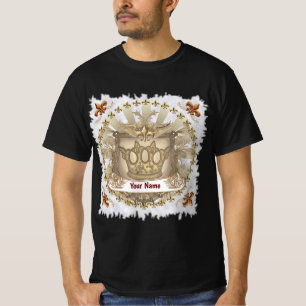 Camiseta Escudo de Armas de la Familia Crown Shield Apellid