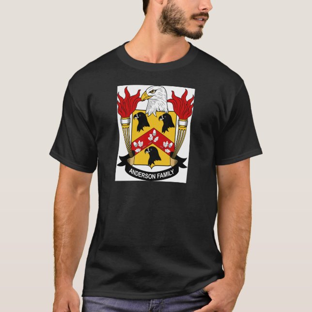 Camiseta Escudo de armas de la familia de Anderson
