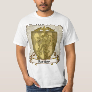 Camiseta Escudo de Armas de la Familia León Apellido