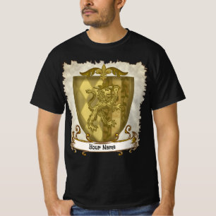 Camiseta Escudo de Armas de la Familia León Apellido